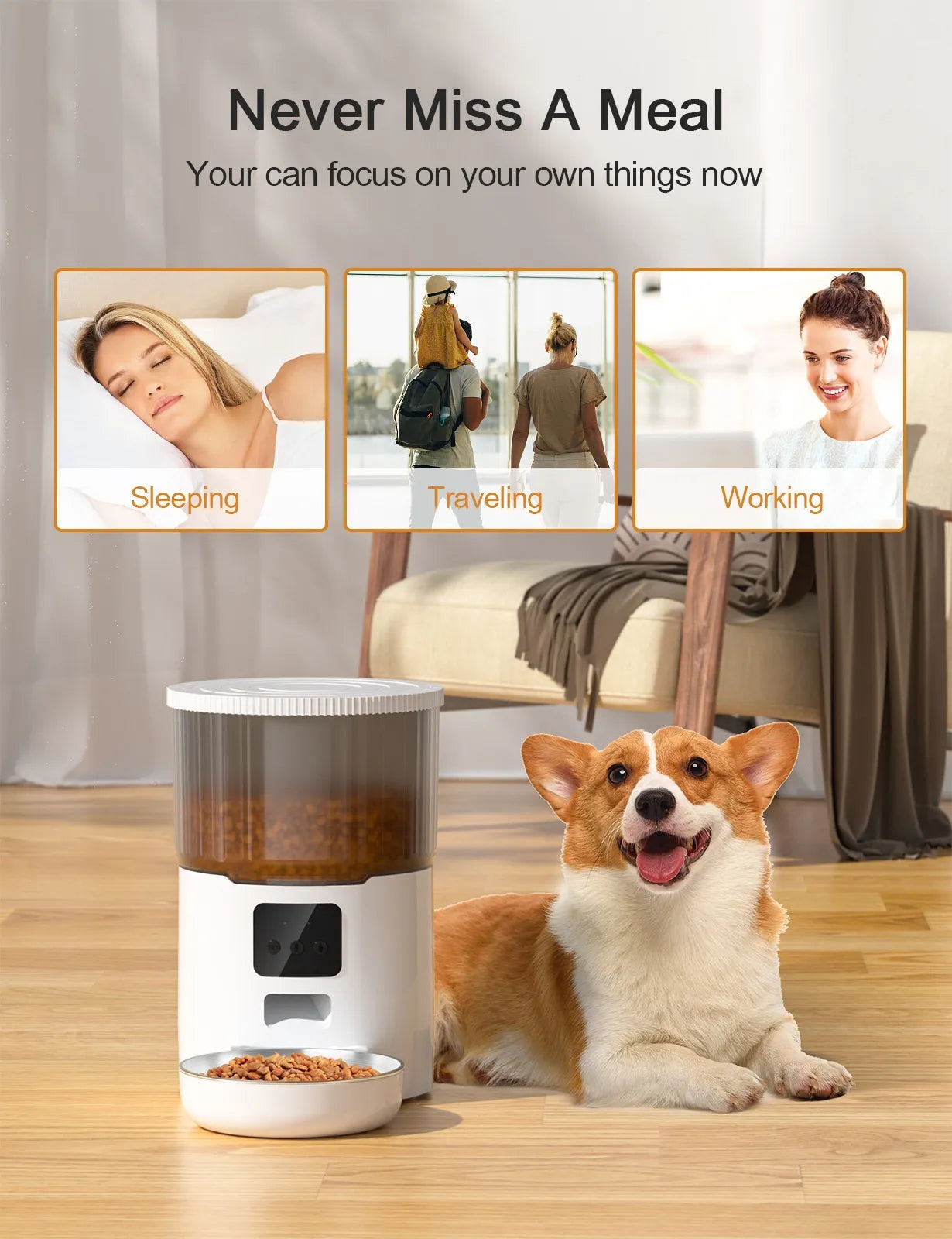 Automatische voerbak voor huisdieren van Cat Smart Dog