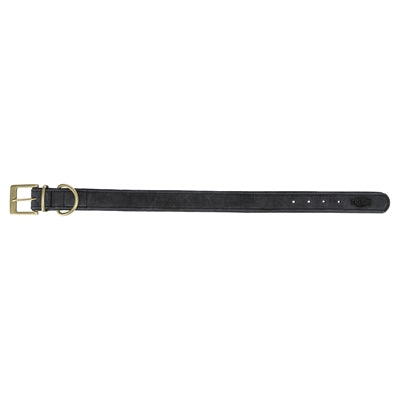 Trixie Halsband Hund Reines Leder Schwarz