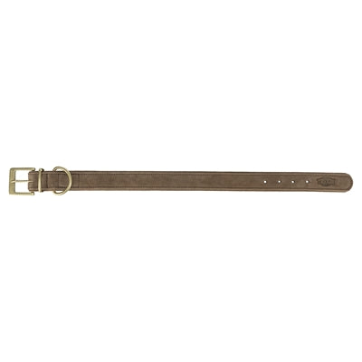 Trixie Halsband Hund Reines Leder Braun