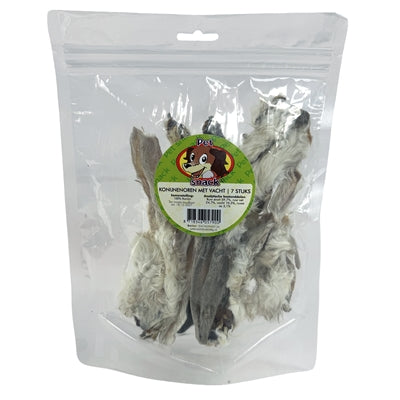 Petsnack Kaninchenohren Mit Fell